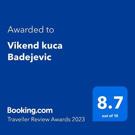 Вилла Etno Kuca Badejevic Plavna Экстерьер фото